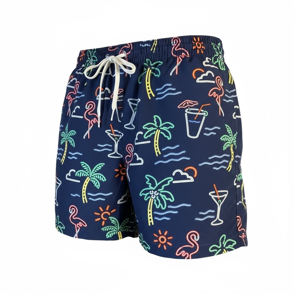 Chubbies “The Neon Lights” Swim Trunks | Men’s Medium | 5.5” Inseam